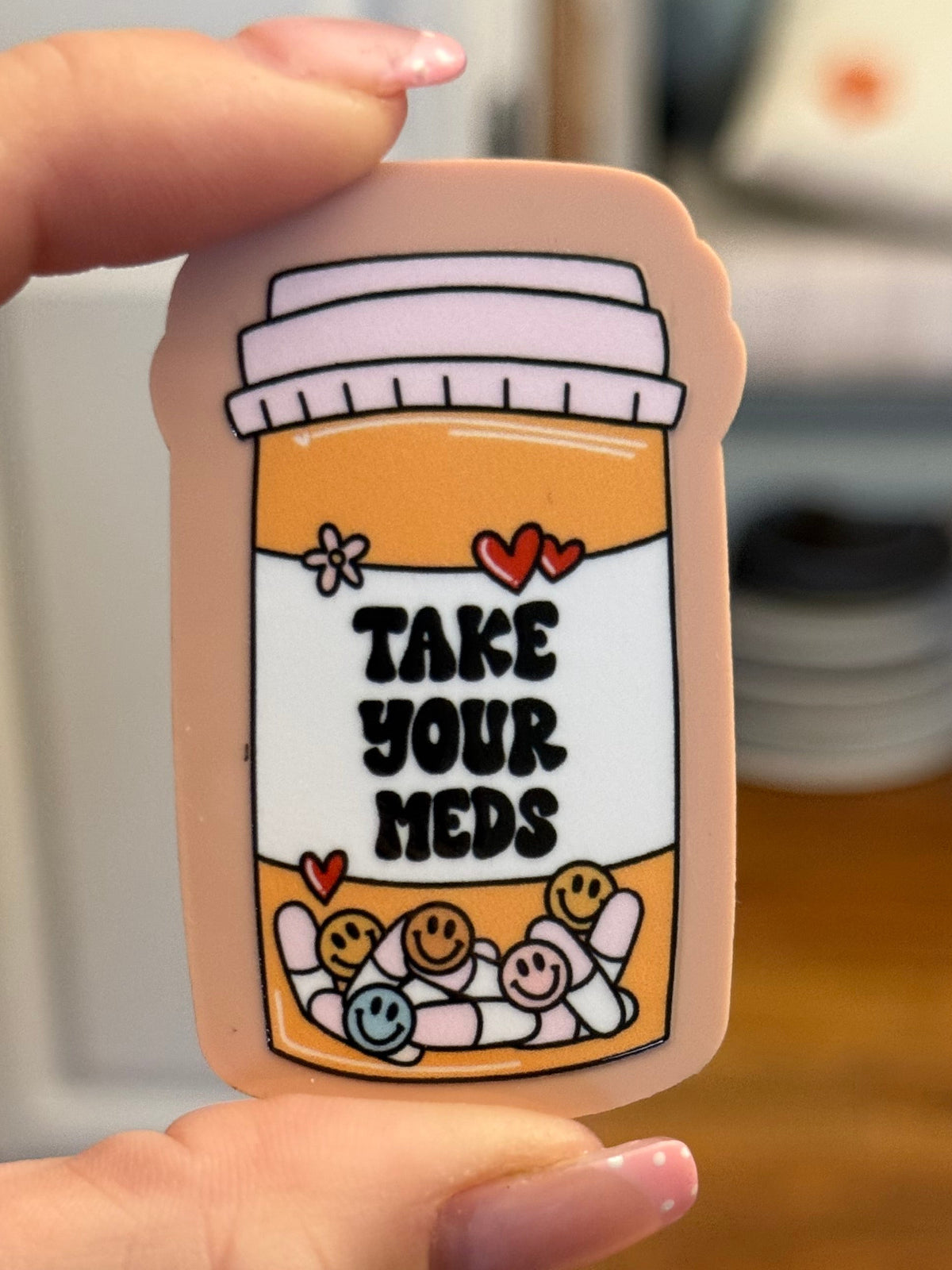 Pharmacy Pill Bottle Badge Reel