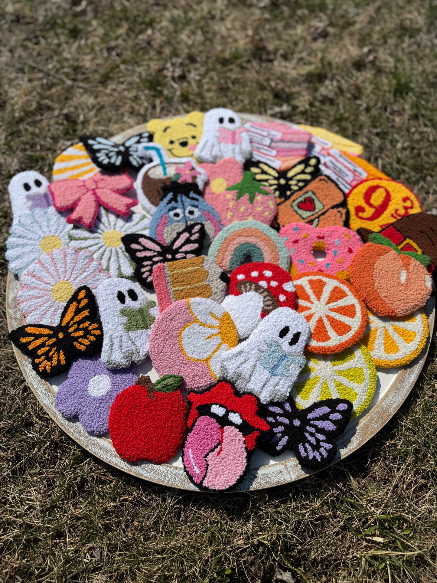 Teacher’s Apple Mug Rug Coaster