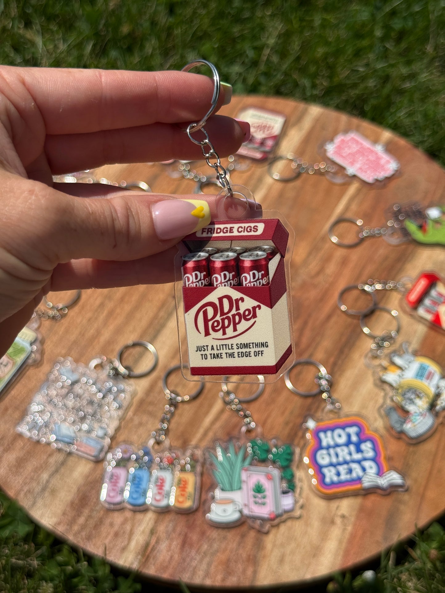 Dr. Pepper Keychain or Hanger