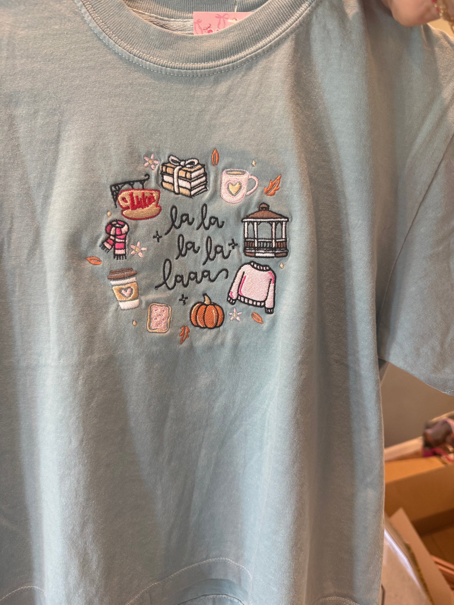 Stars Hollow Fall Embroidered Boxy Tee