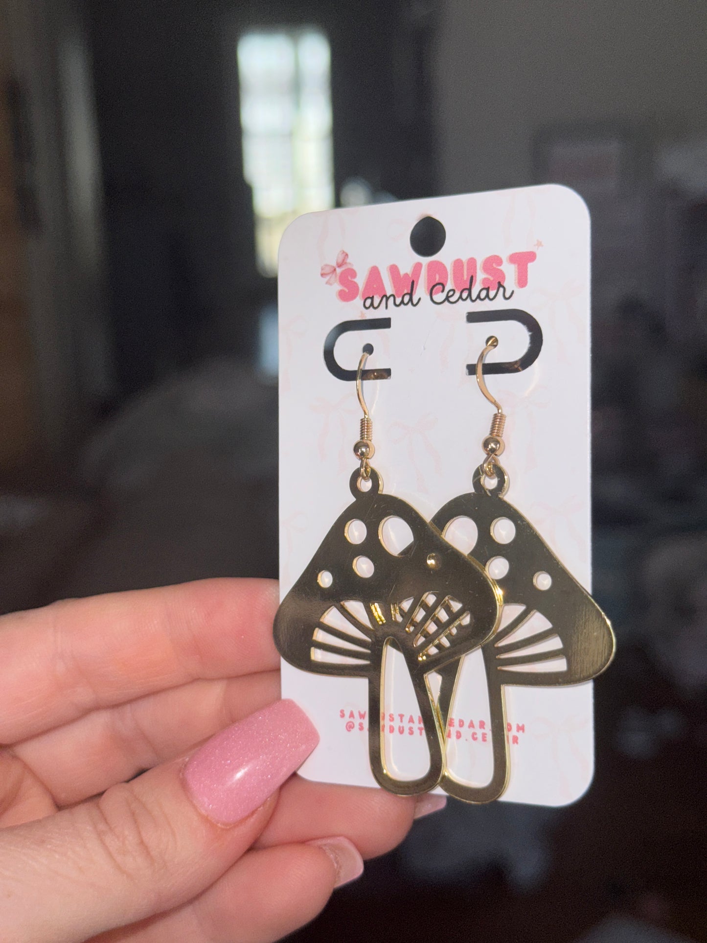 Mystic Mushroom Earrings