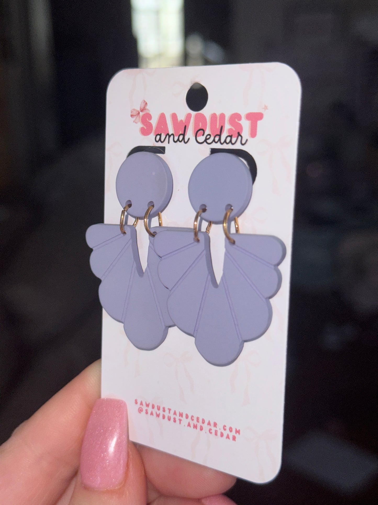 Lavender Bloom Earrings
