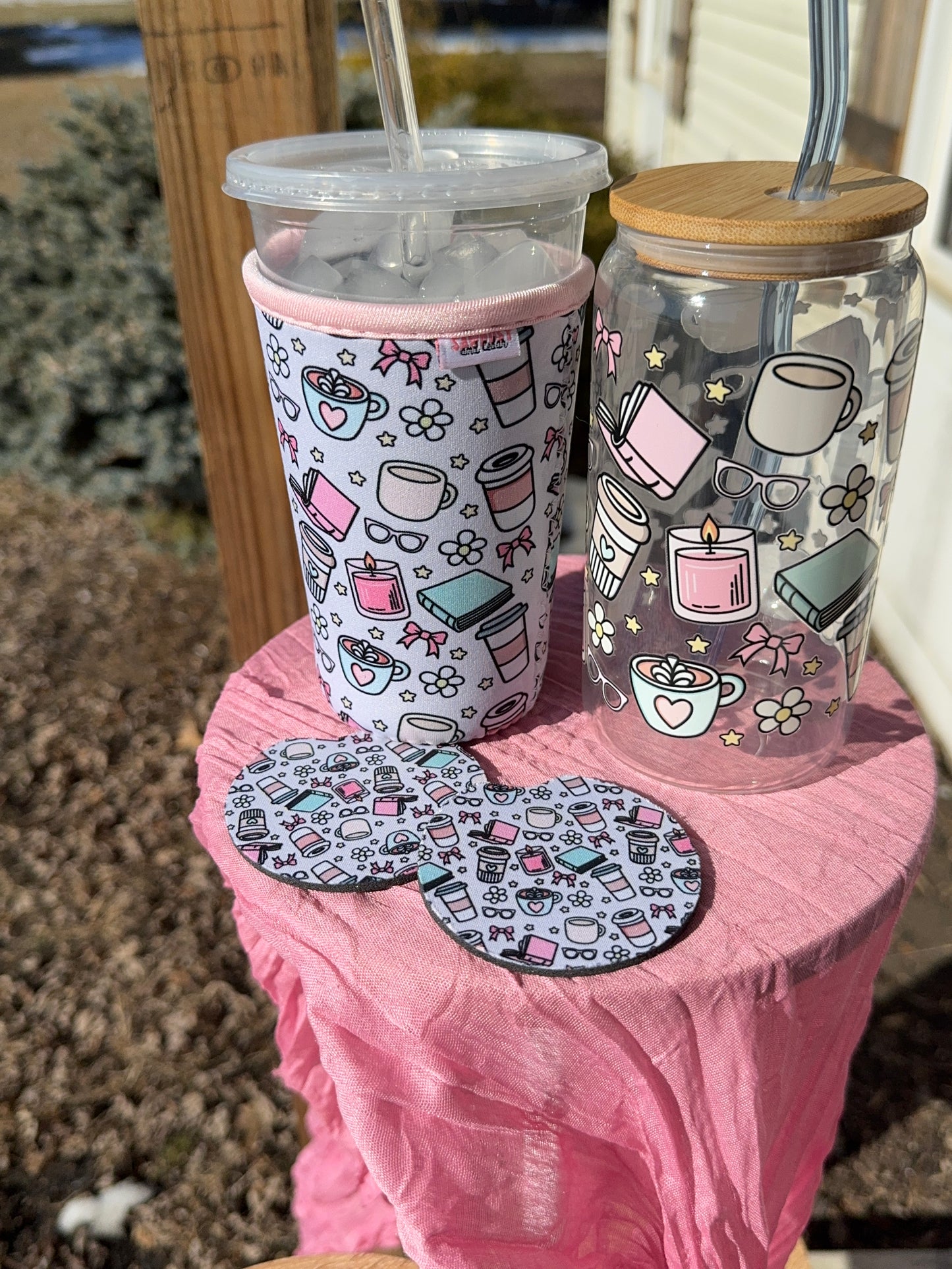 Cozy Reader Cup Sleeve