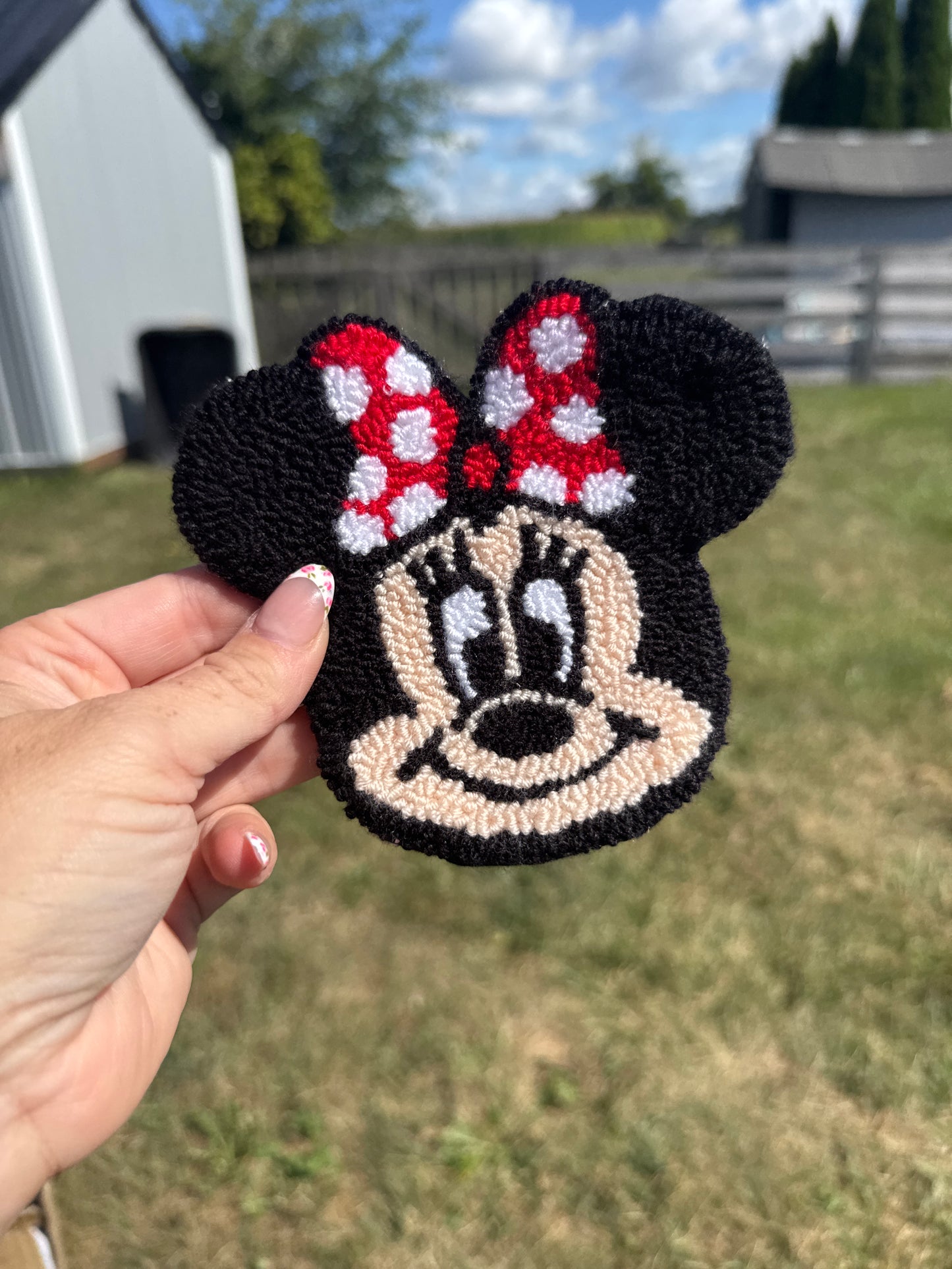 Minnie Mouse Mug Rug Coaster