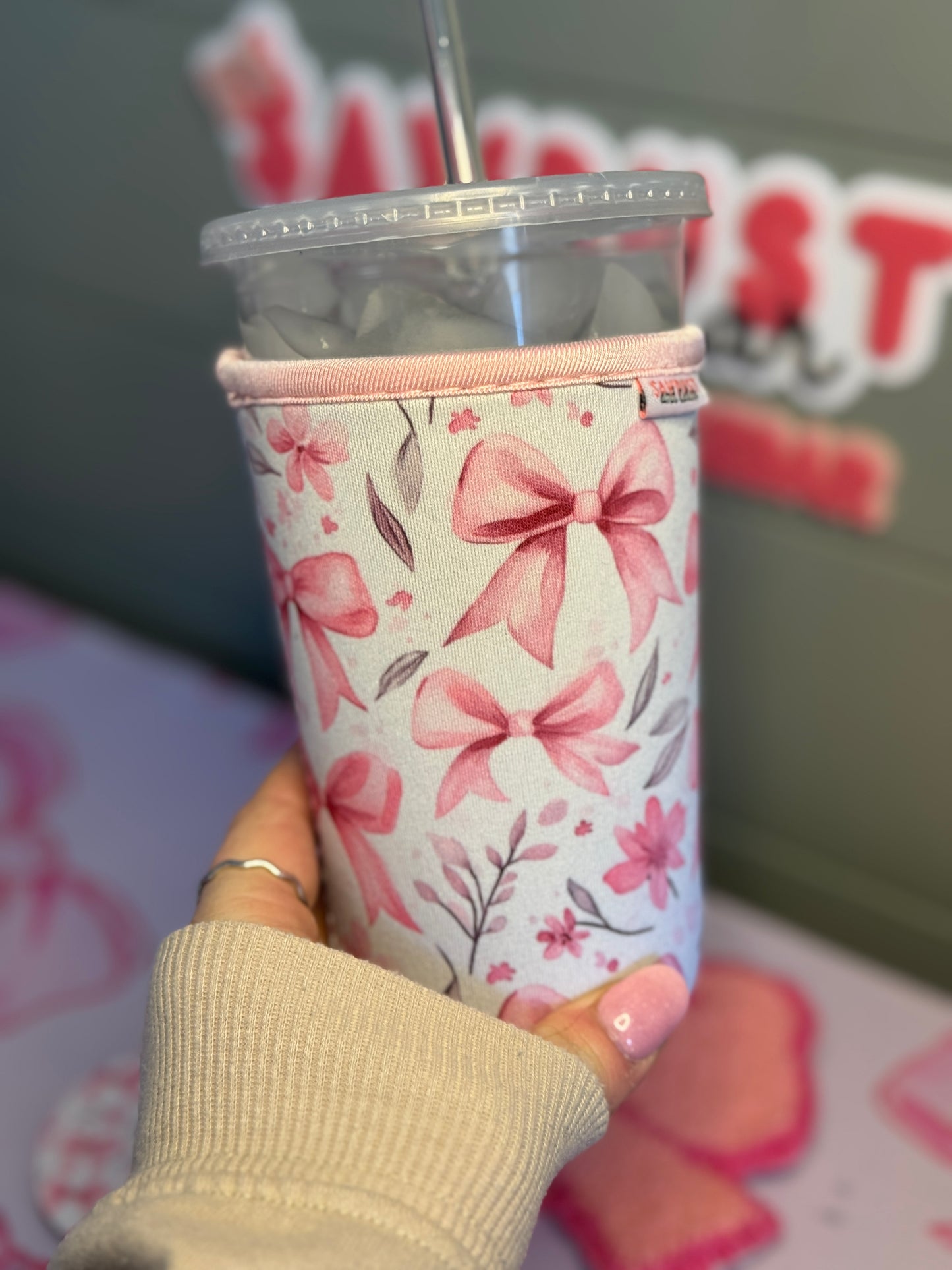 Bows in Bloom Cup Sleeve