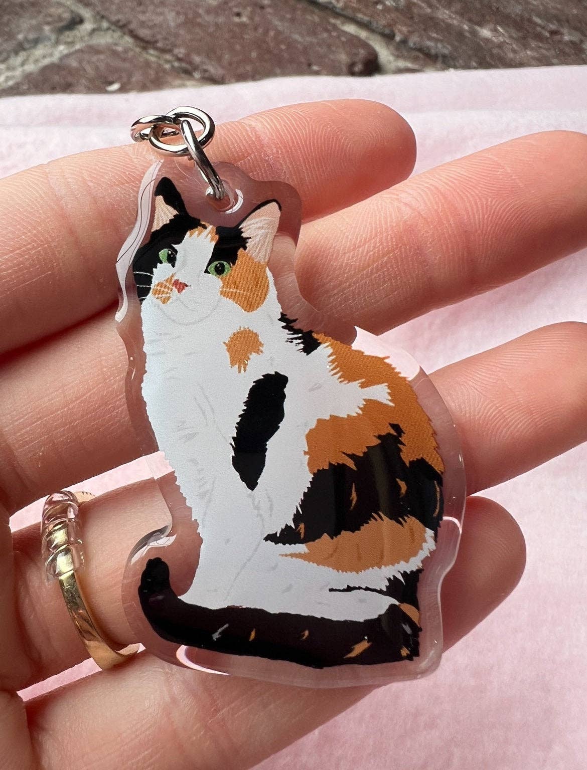 Calico Keychain