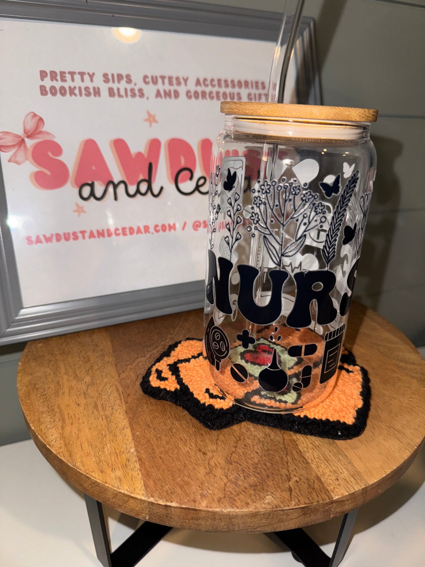 Classic Nurse Glass Cup