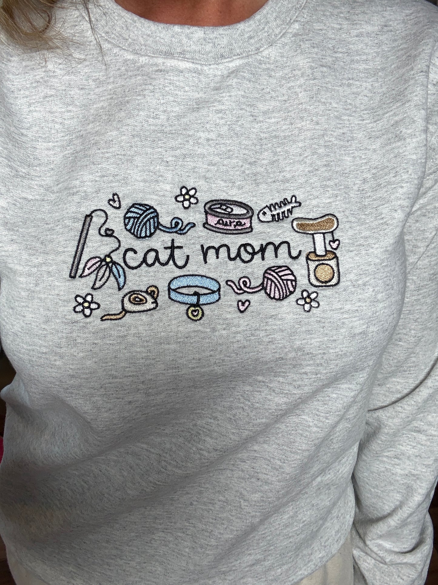 Cat Mom Crewneck
