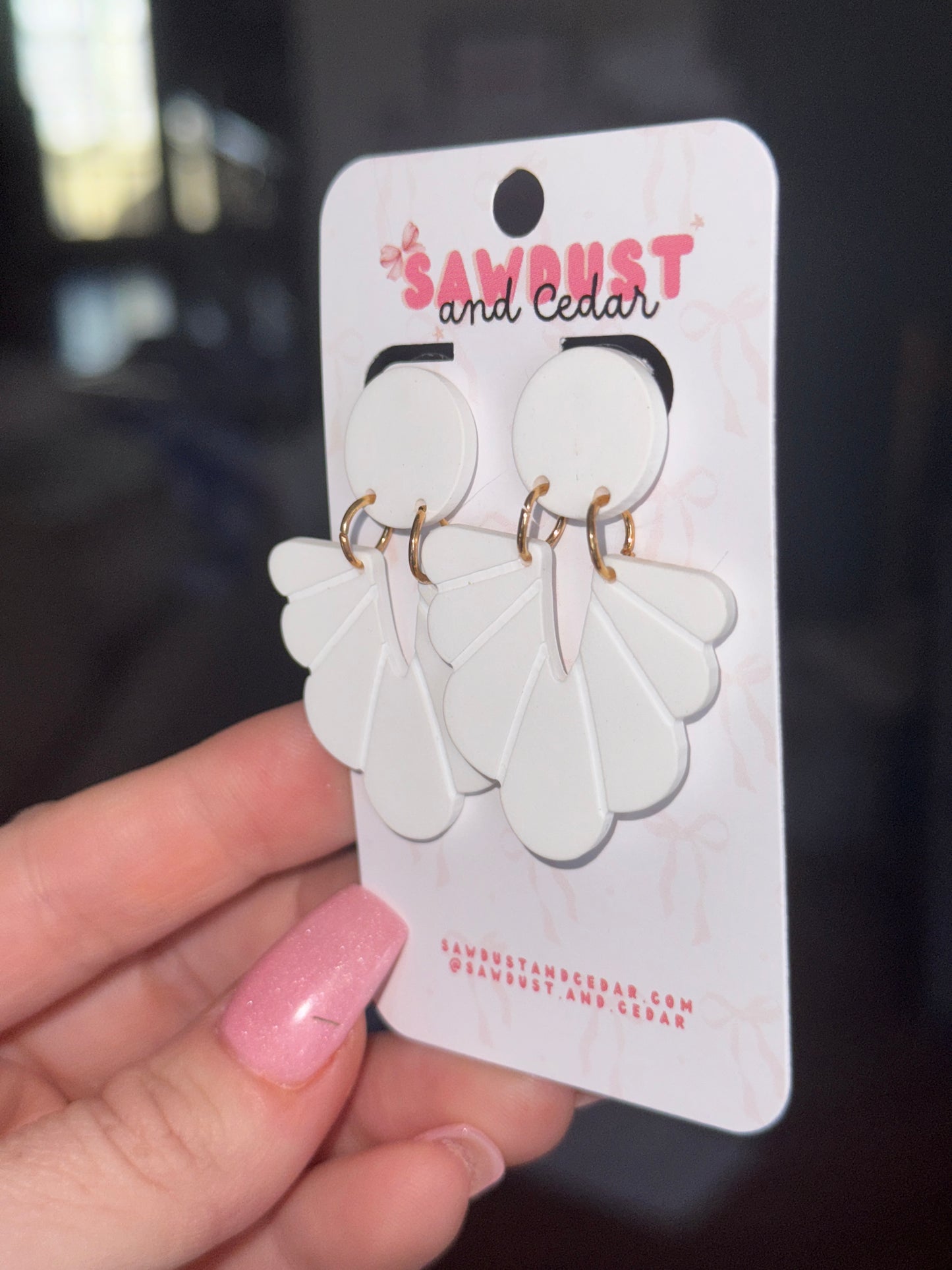 Ivory Bloom Earrings