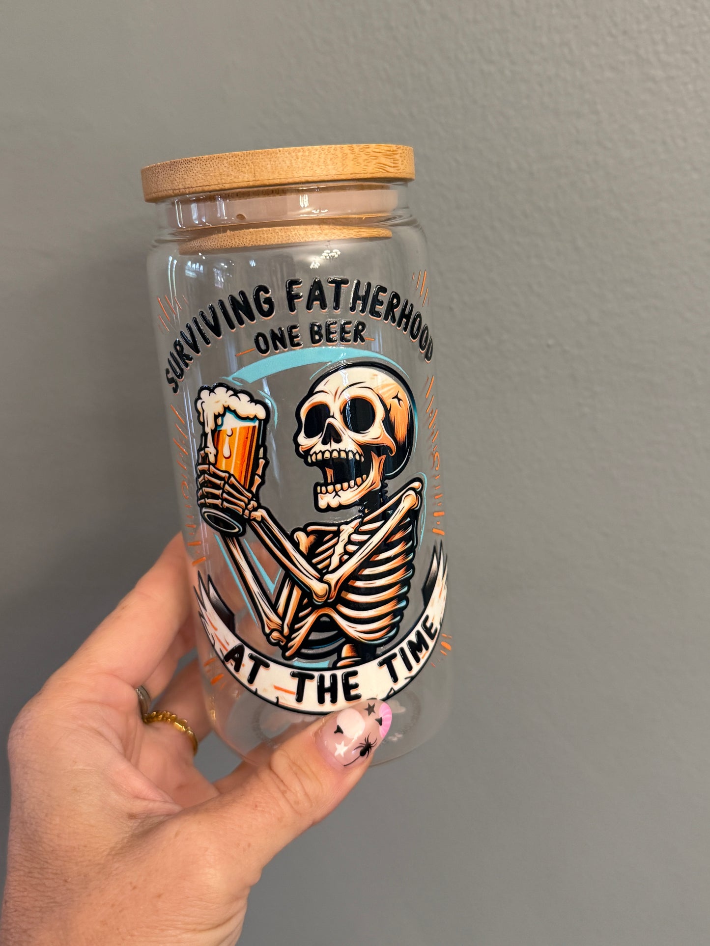 Surviving Fatherhood One Beer at a Time *double sided