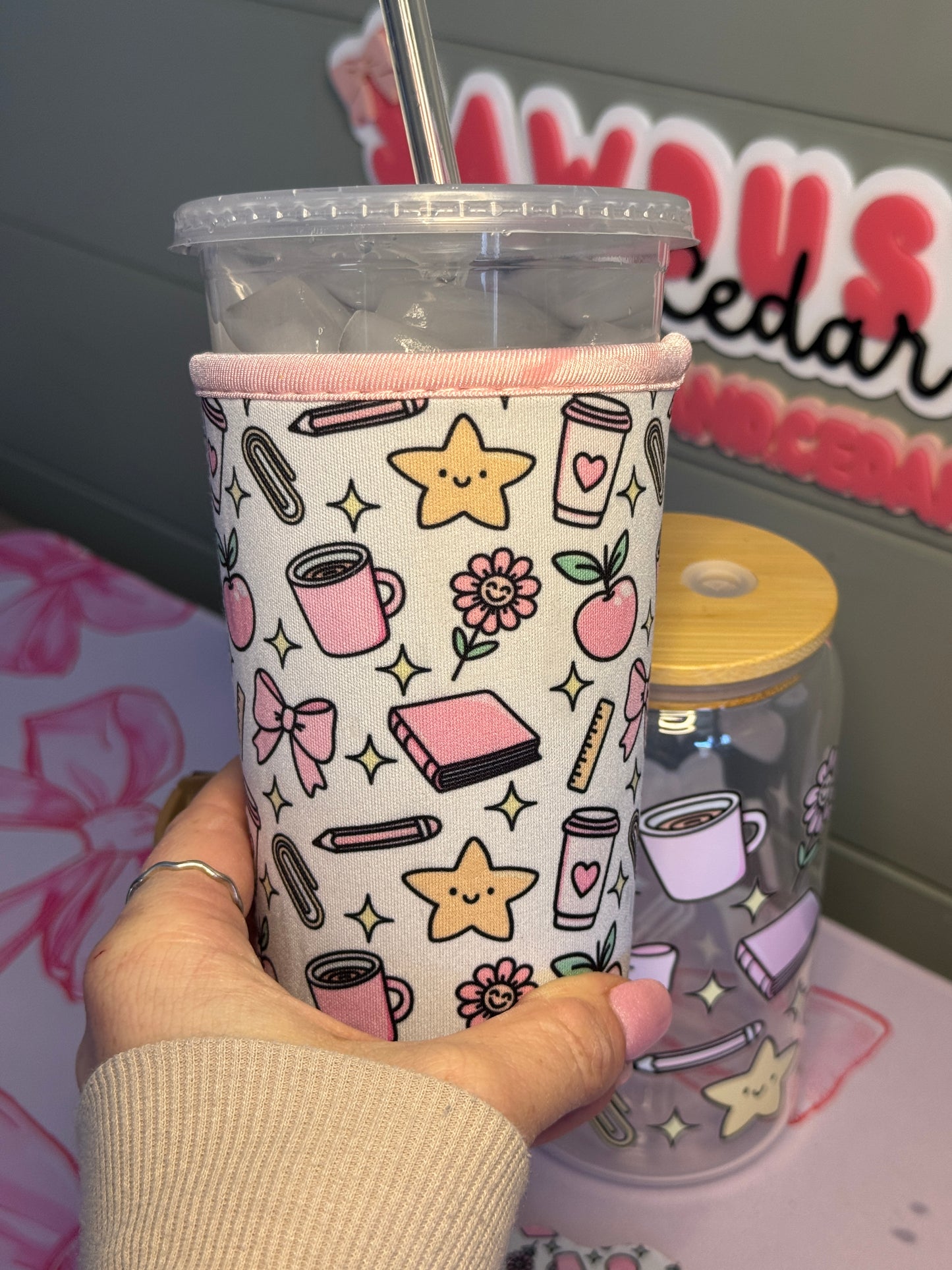 Teach and Chic Cup Sleeve