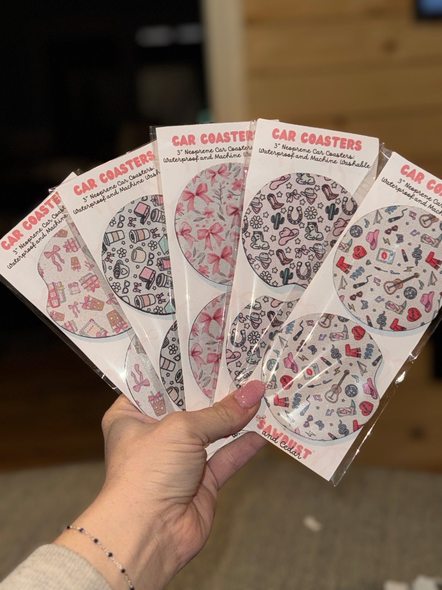 Era Vibes Car Coaster