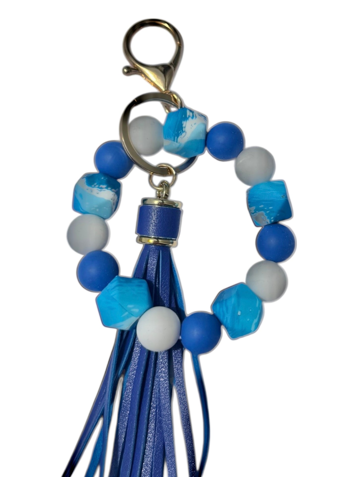 Blue Galaxy Wristlet