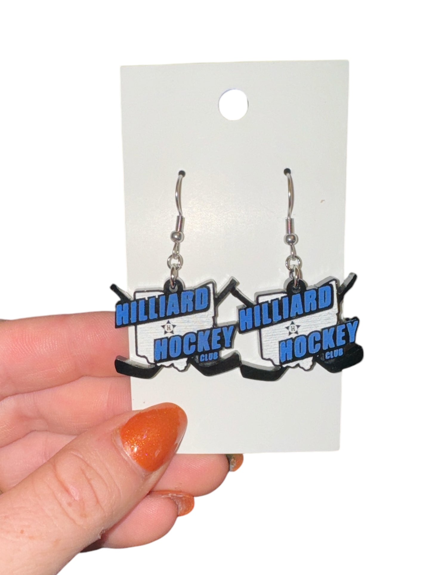 Hand-Painted Acrylic Spirit Earrings – Custom Pride Jewelry