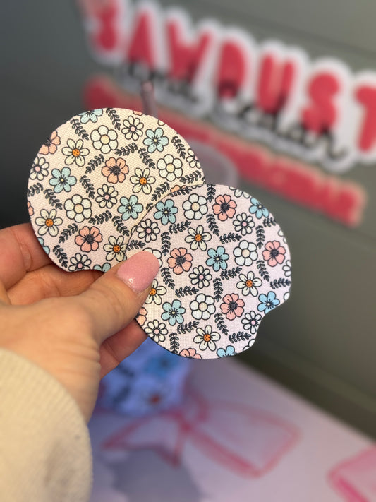 Everbloom Car Coasters
