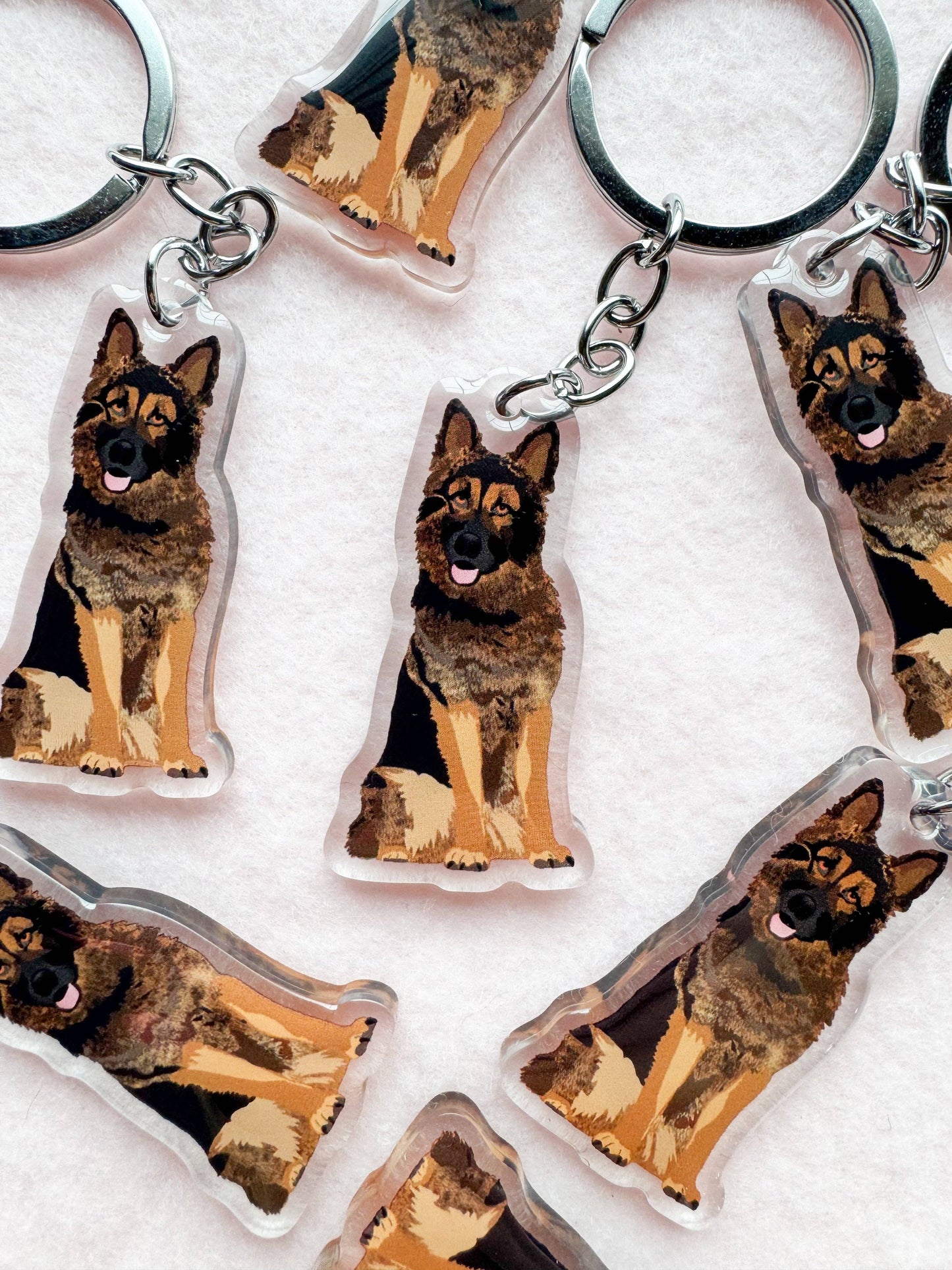 German Shepherd (sable) Keychain