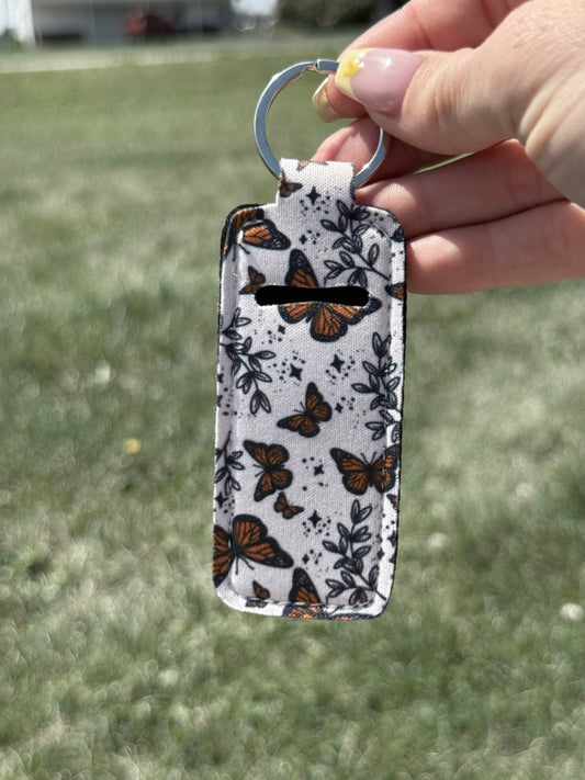 Monarch Magic Chapstick Keychain