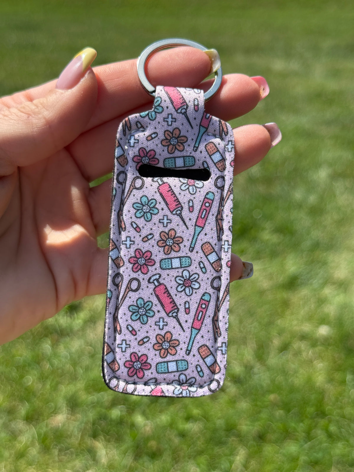 Nurse Life Chapstick Keychain