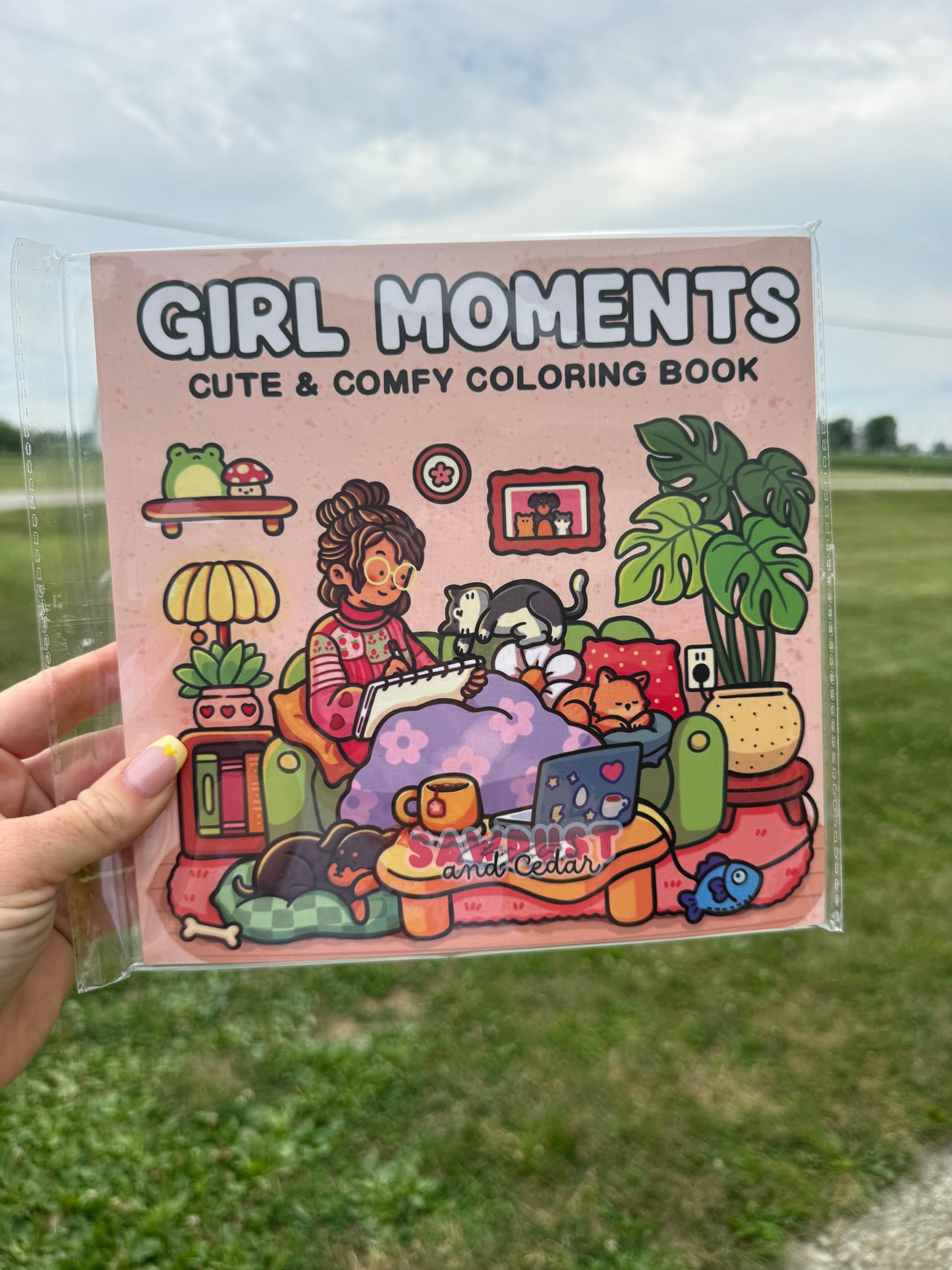 Girl Moments Coloring Book