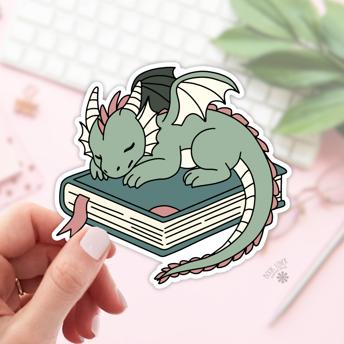 Dragon Book Fantasy Girlie Stickers / Bookish Stickers