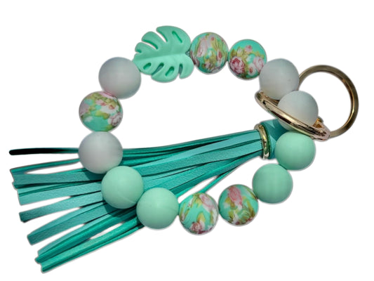 Mint Garden Wristlet