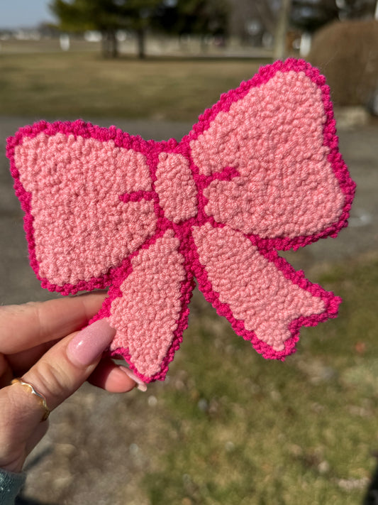 Pretty in Pink Mug Rug Coaster