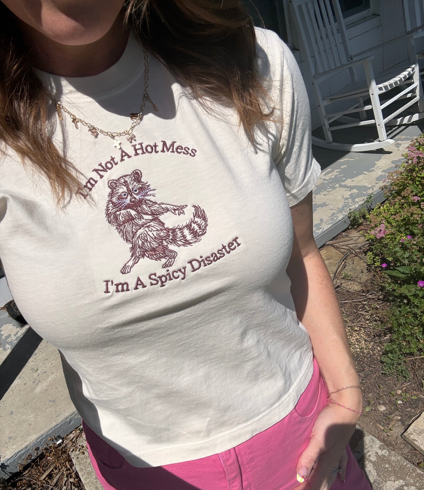 Hot Mess Crop Tee