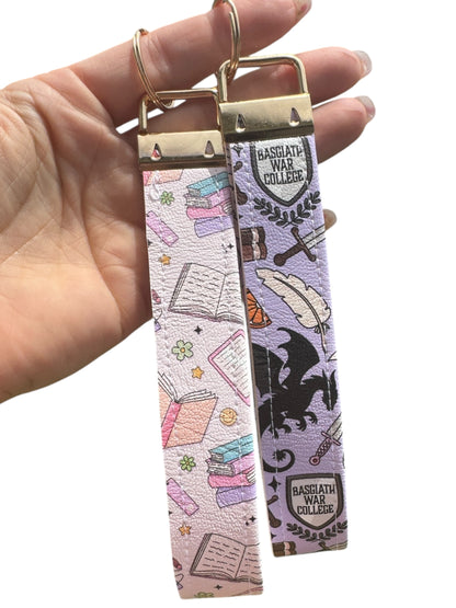 Fourth Wing Leather Wristet