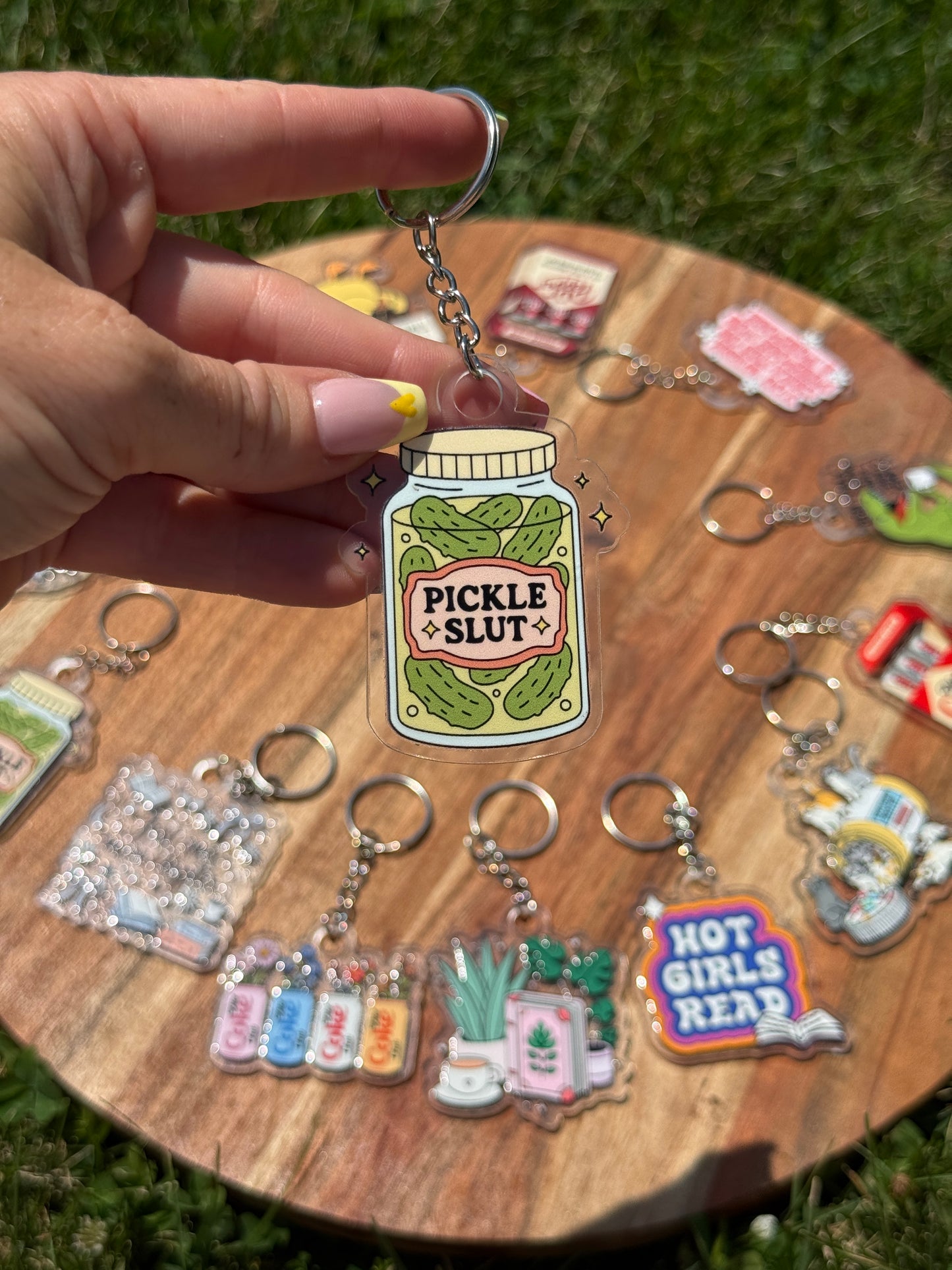Pickle Slut Keychain or Hanger
