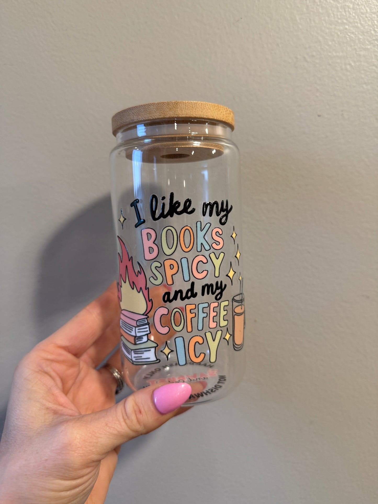 I like my book spicy in my coffee icy