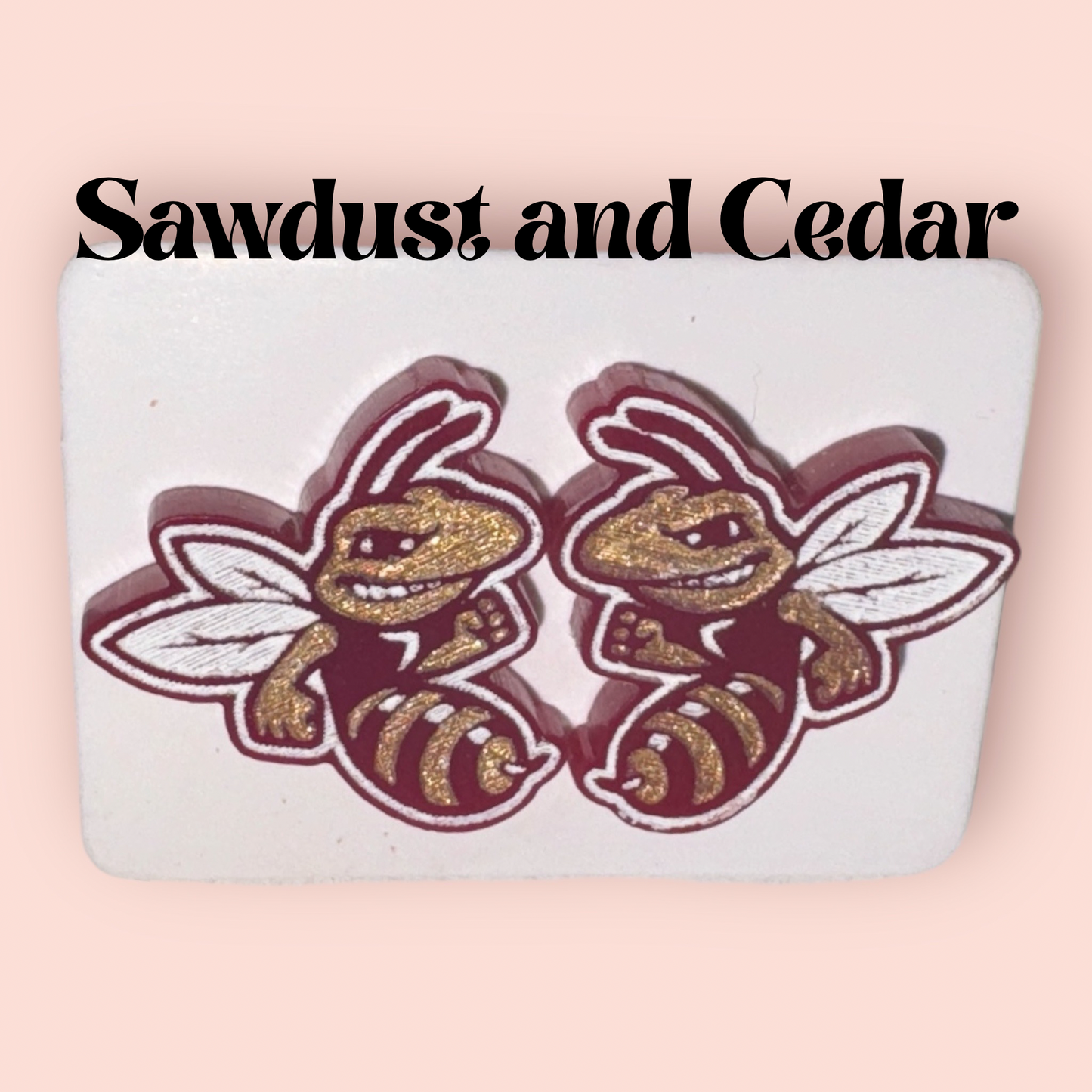 Hand-Painted Acrylic Spirit Earrings – Custom Pride Jewelry