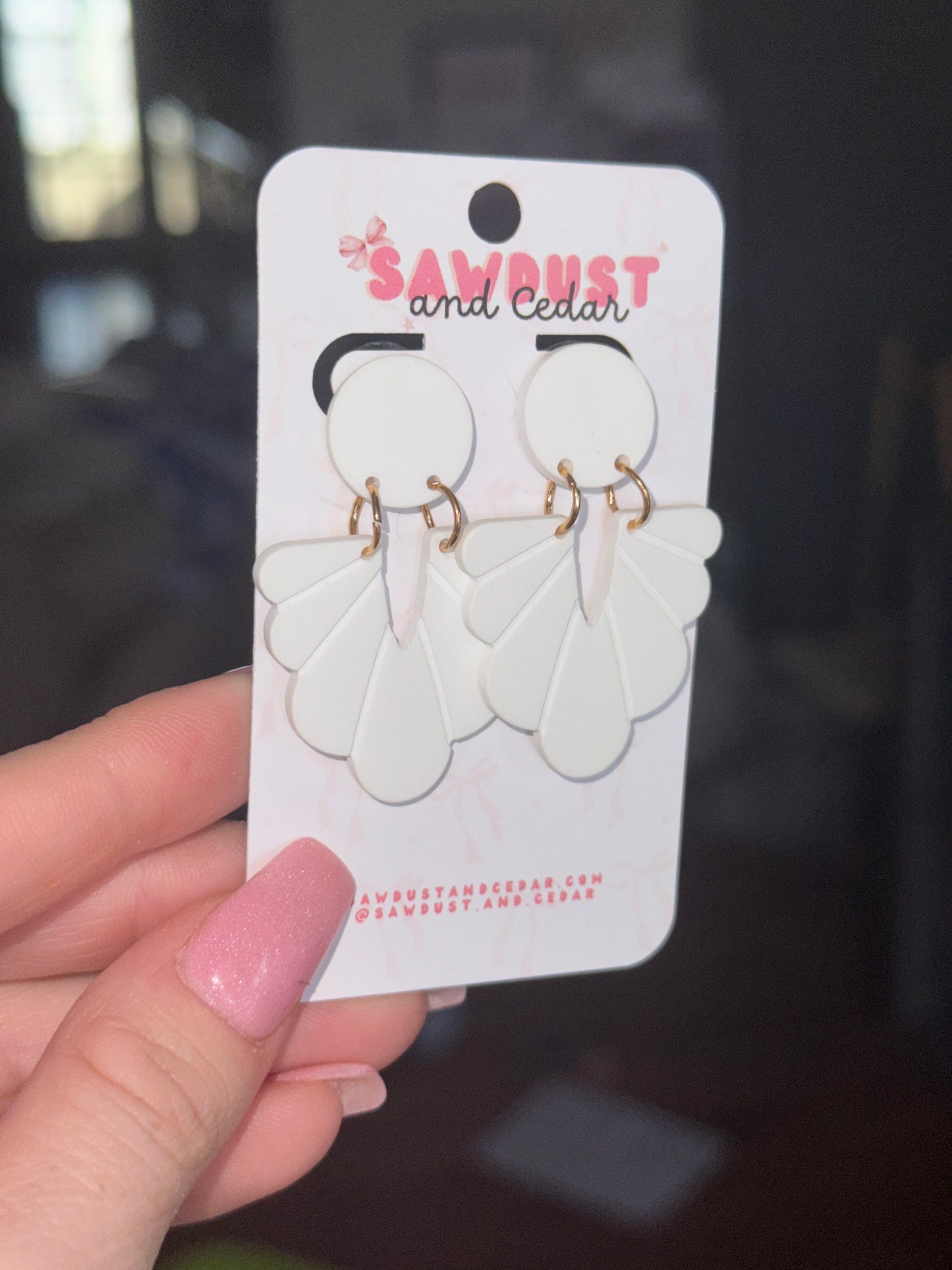 Ivory Bloom Earrings