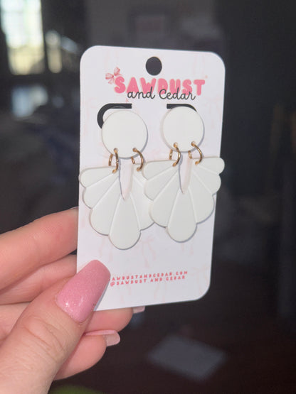 Ivory Bloom Earrings