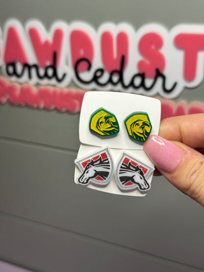Hand-Painted Acrylic Spirit Earrings – Custom Pride Jewelry