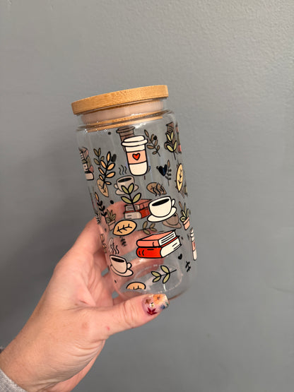 Books and Coffee *double sided