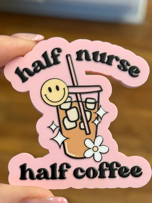 Nurse Coffee Badge Reel