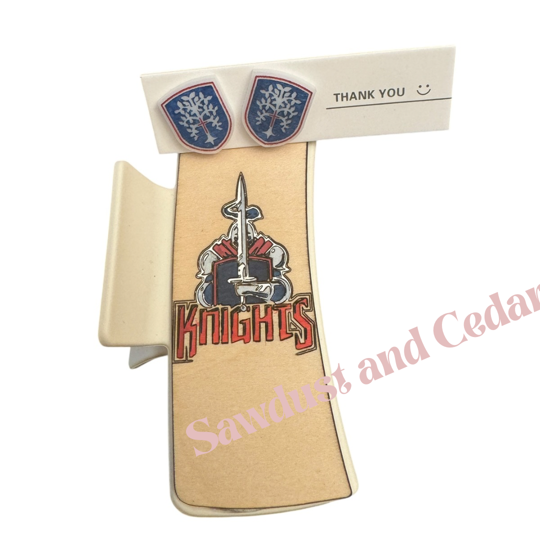 Hand-Painted Acrylic Spirit Earrings – Custom Pride Jewelry