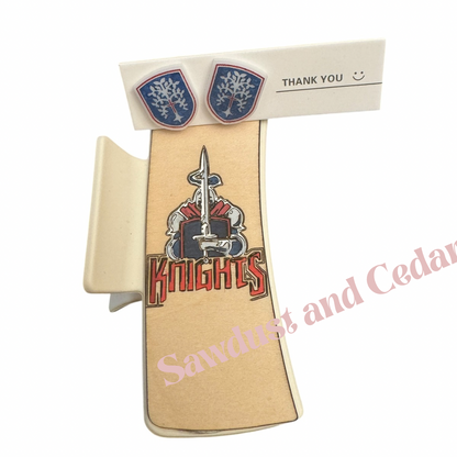 Hand-Painted Acrylic Spirit Earrings – Custom Pride Jewelry