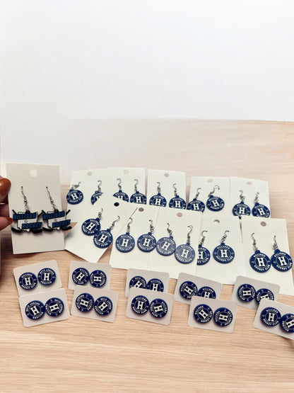 Hand-Painted Acrylic Spirit Earrings – Custom Pride Jewelry