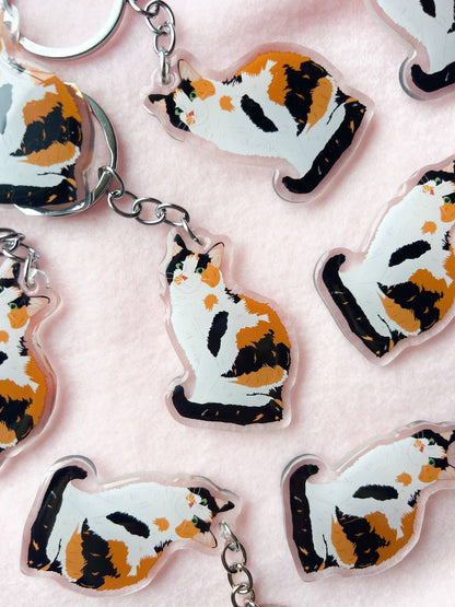 Calico Keychain
