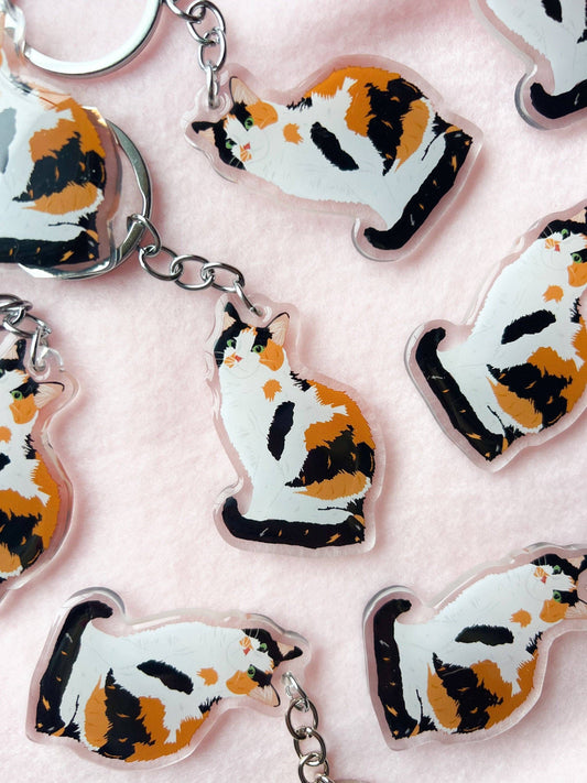 Calico Keychain