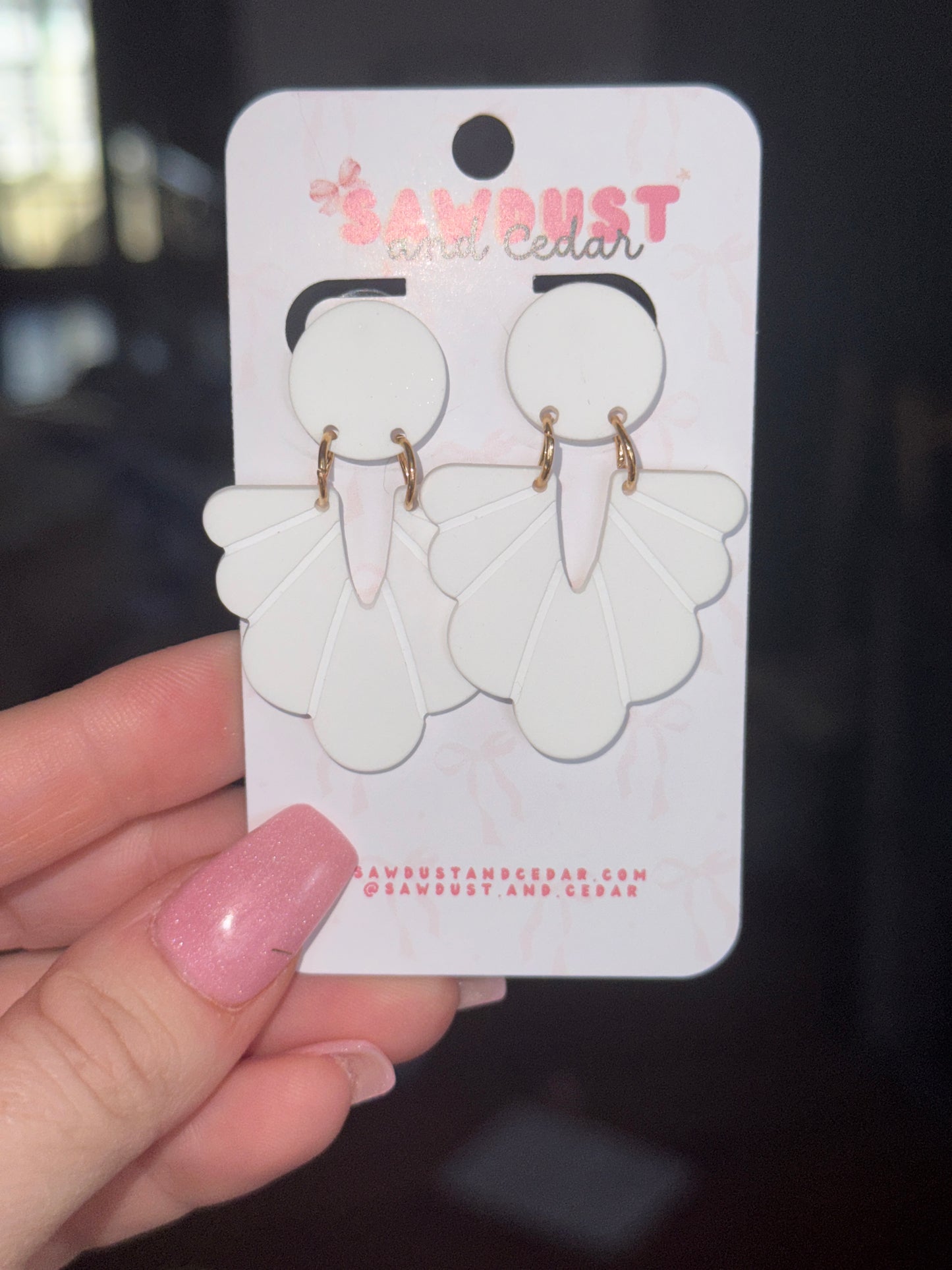 Ivory Bloom Earrings