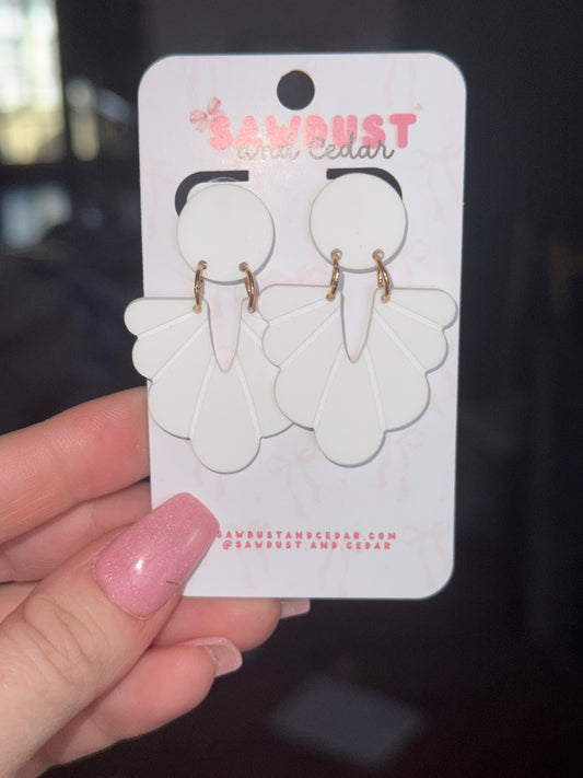 Ivory Bloom Earrings
