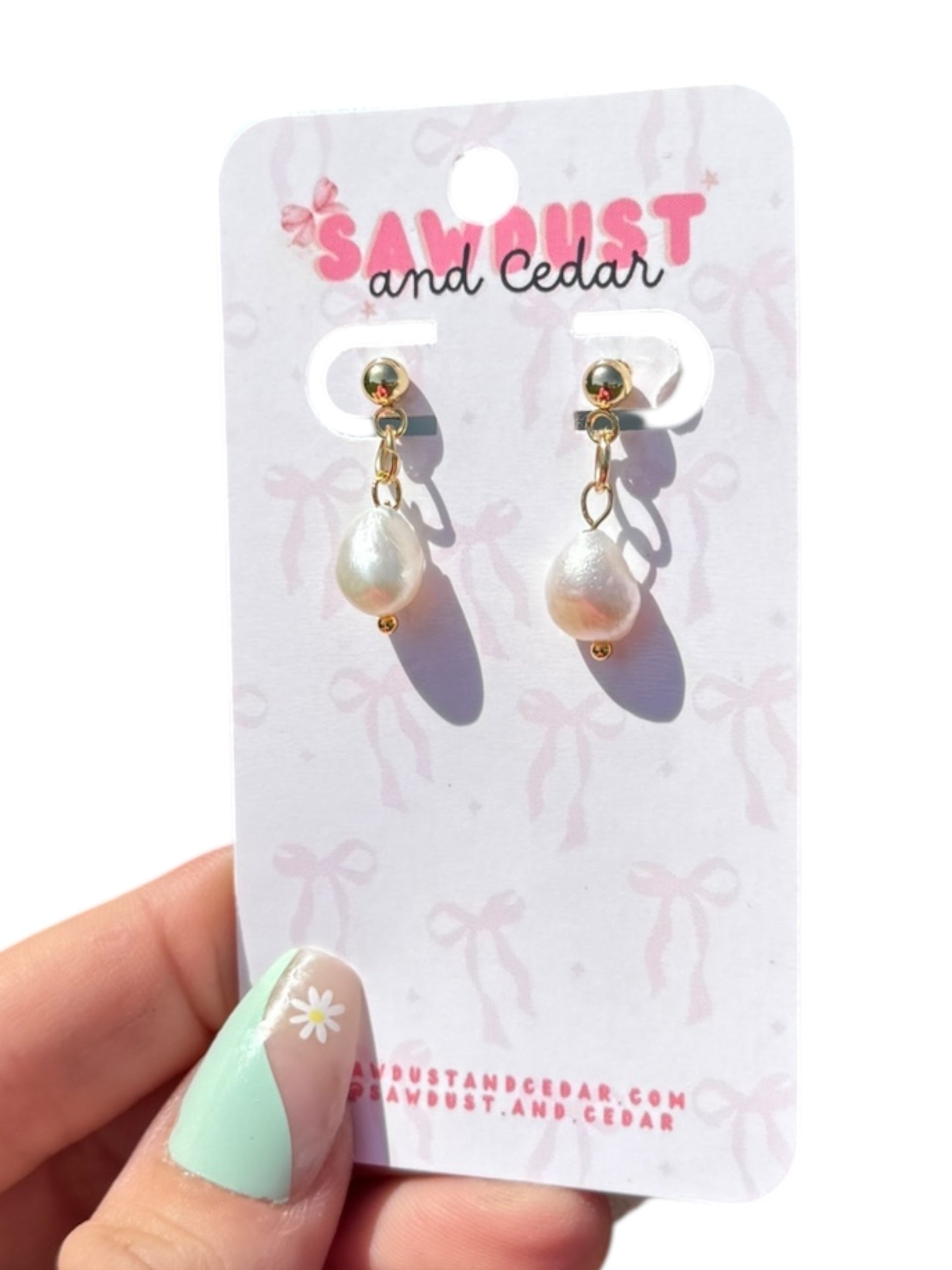 Classic Pearl Drop Earrings