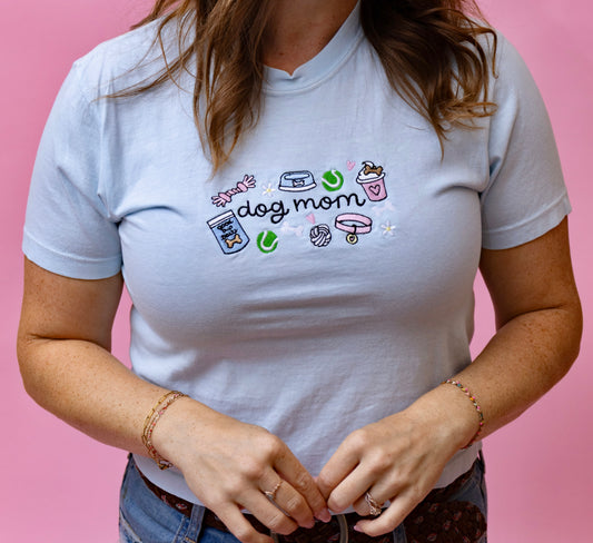 Dog Mom Crop Tee