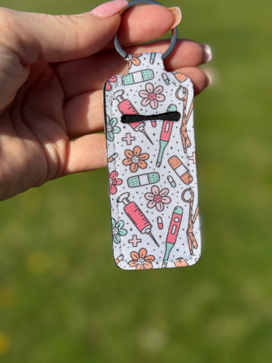 Nurse Life Chapstick Keychain