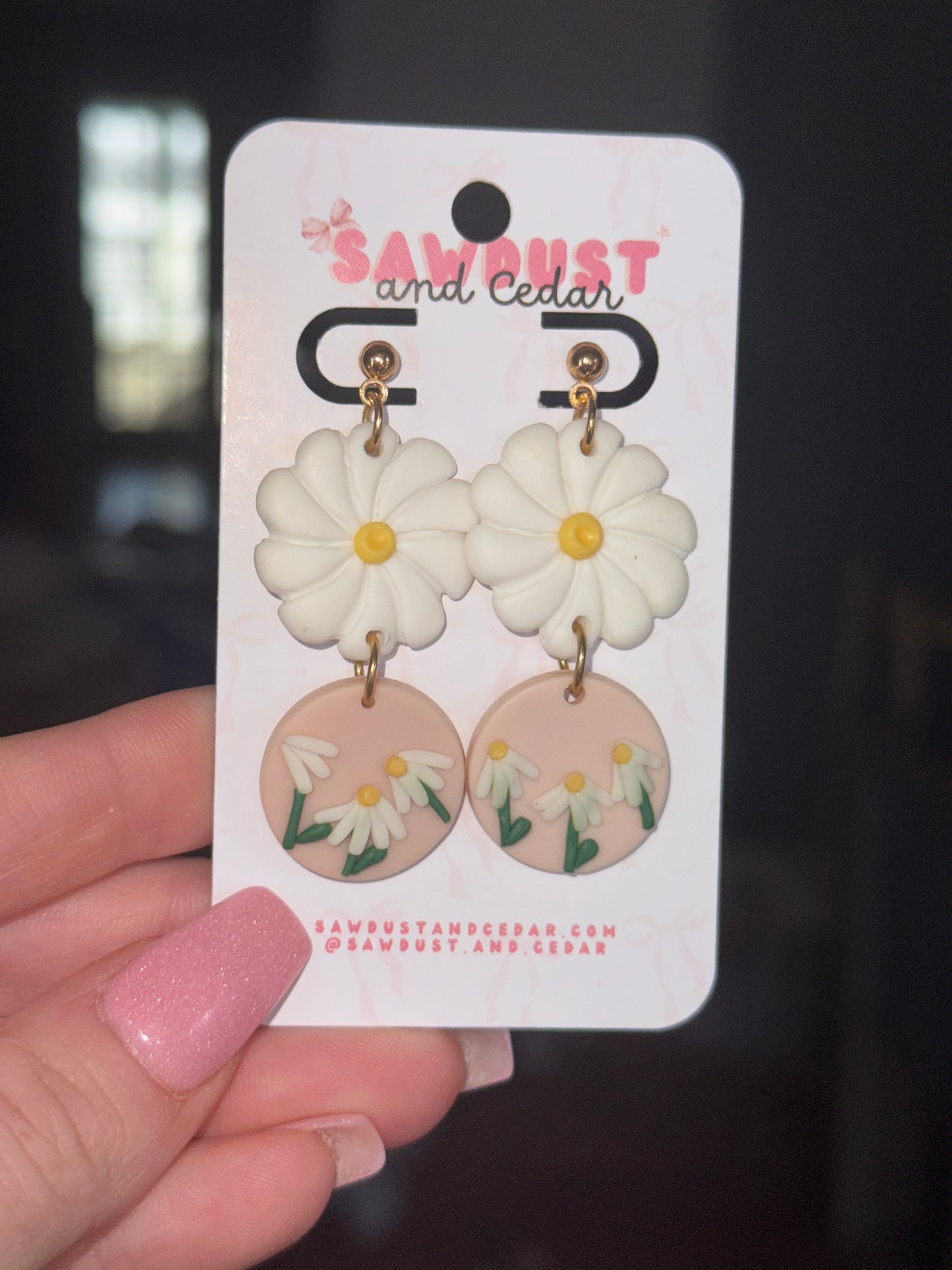 Daisy Charm Earrings