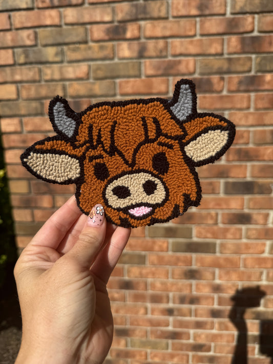 Hyland Cow Mug Coaster