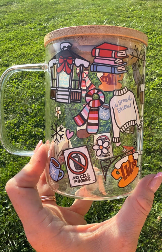 Winter Stars Hollow Dishwasher Safe Mug