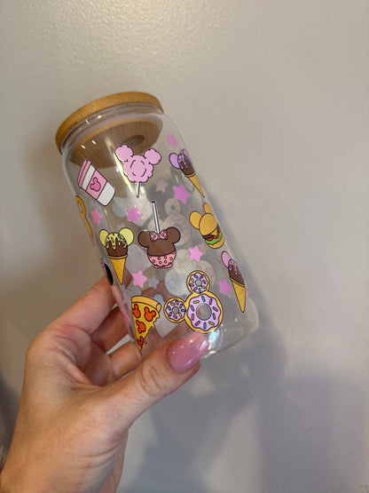 Magical Park Treats Glass Cup